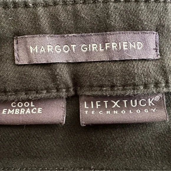 NYDJ Margot Girlfriend Black Jeans Cool Embrace Lift Tuck Rolled Cuffs Size 18W - Picture 8 of 13